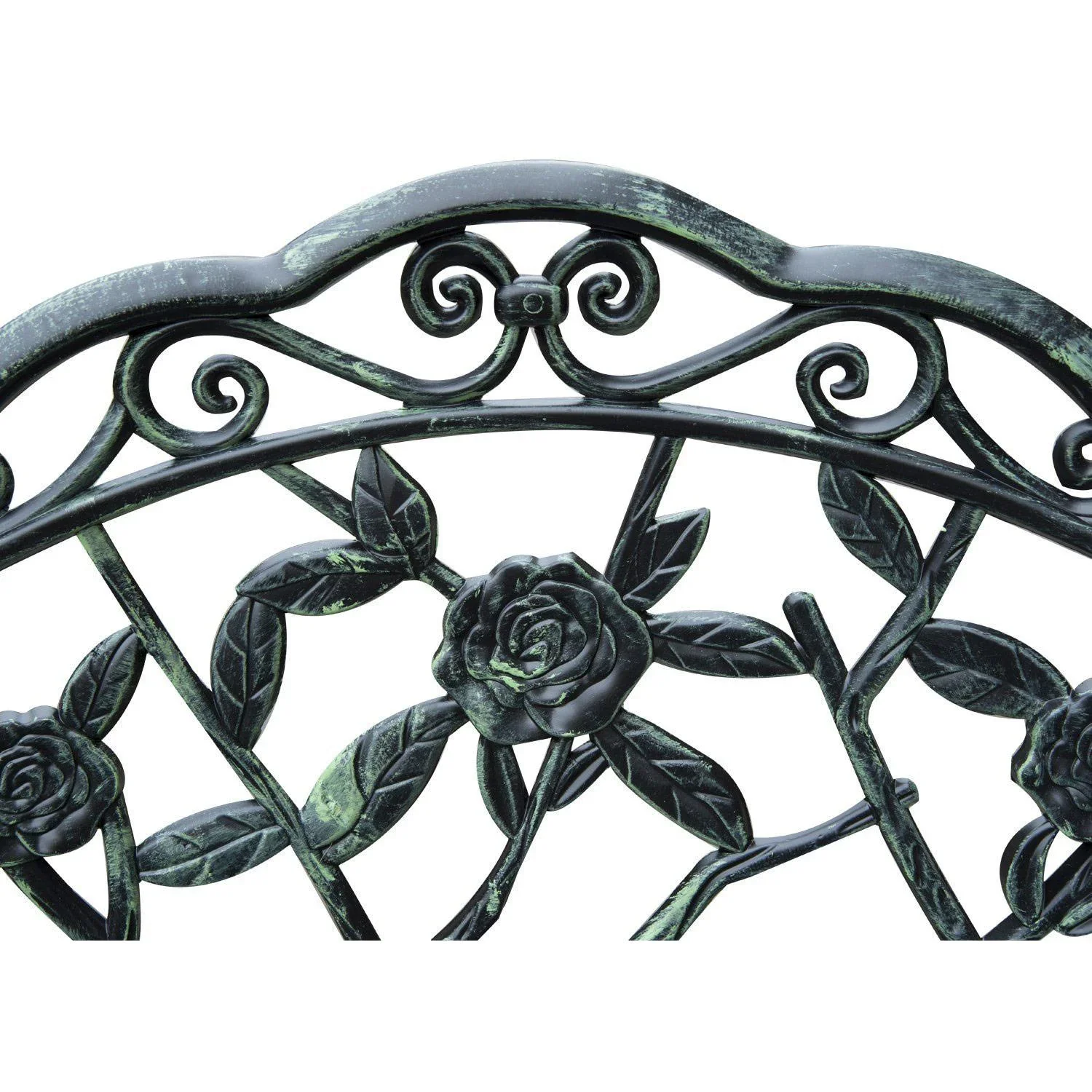 Gartenbank Parkbank Sitzbank Bank Gartenmöbel 2-Sitzer Metall - 0