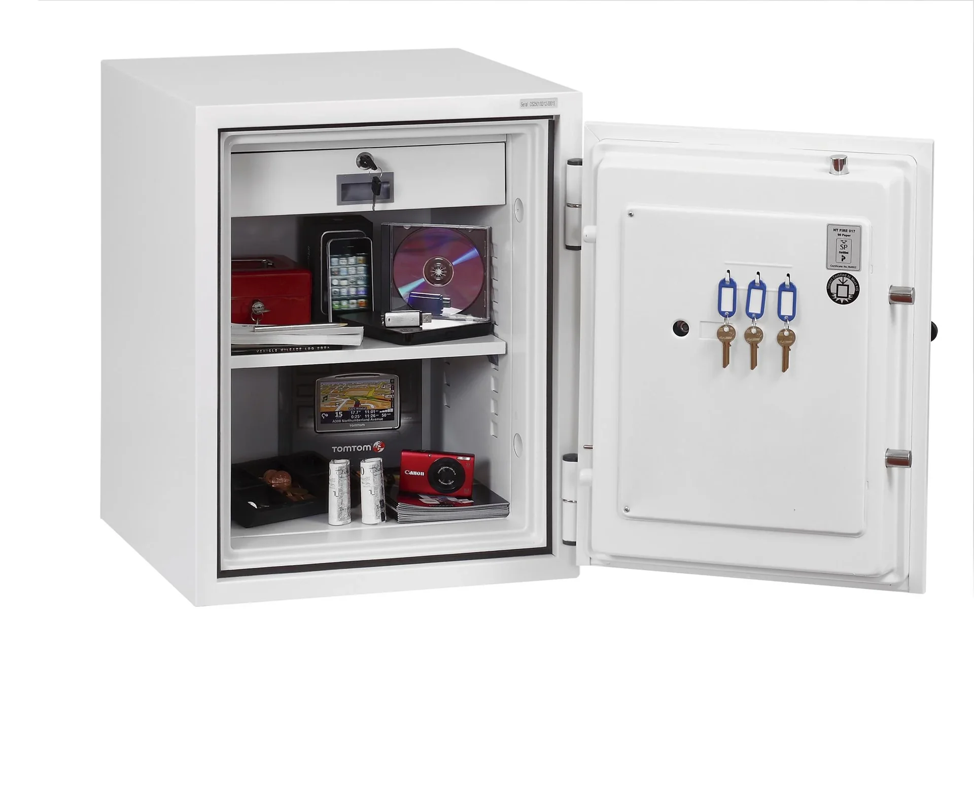 Feuerschutztresor Fire Fighter Größe 1 mit Schlüsselschloss - 1