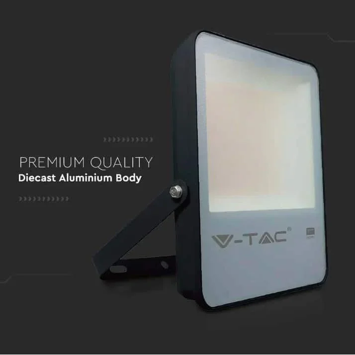 VT-32 LED-Flutlicht - 30 W - 4100 Lm - 4000K - schwarz - Extra effizient - 7