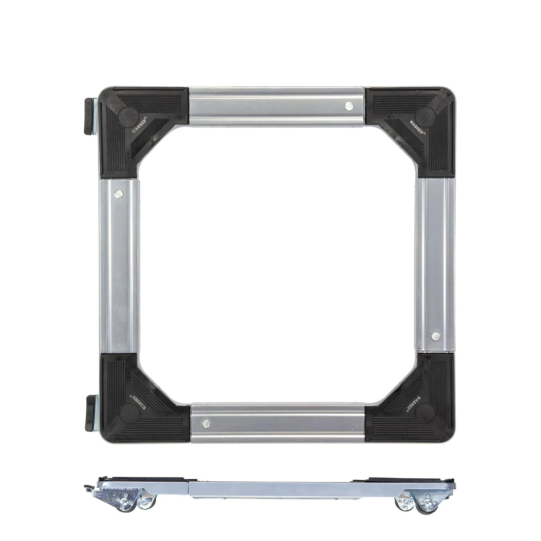 Transporthilfe MM 1195, 46-66 x 5 cm, ausziehbar, 4 Bockrollen Ø 30 mm, 2 Feststeller, Tragkraft 220 kg - 3