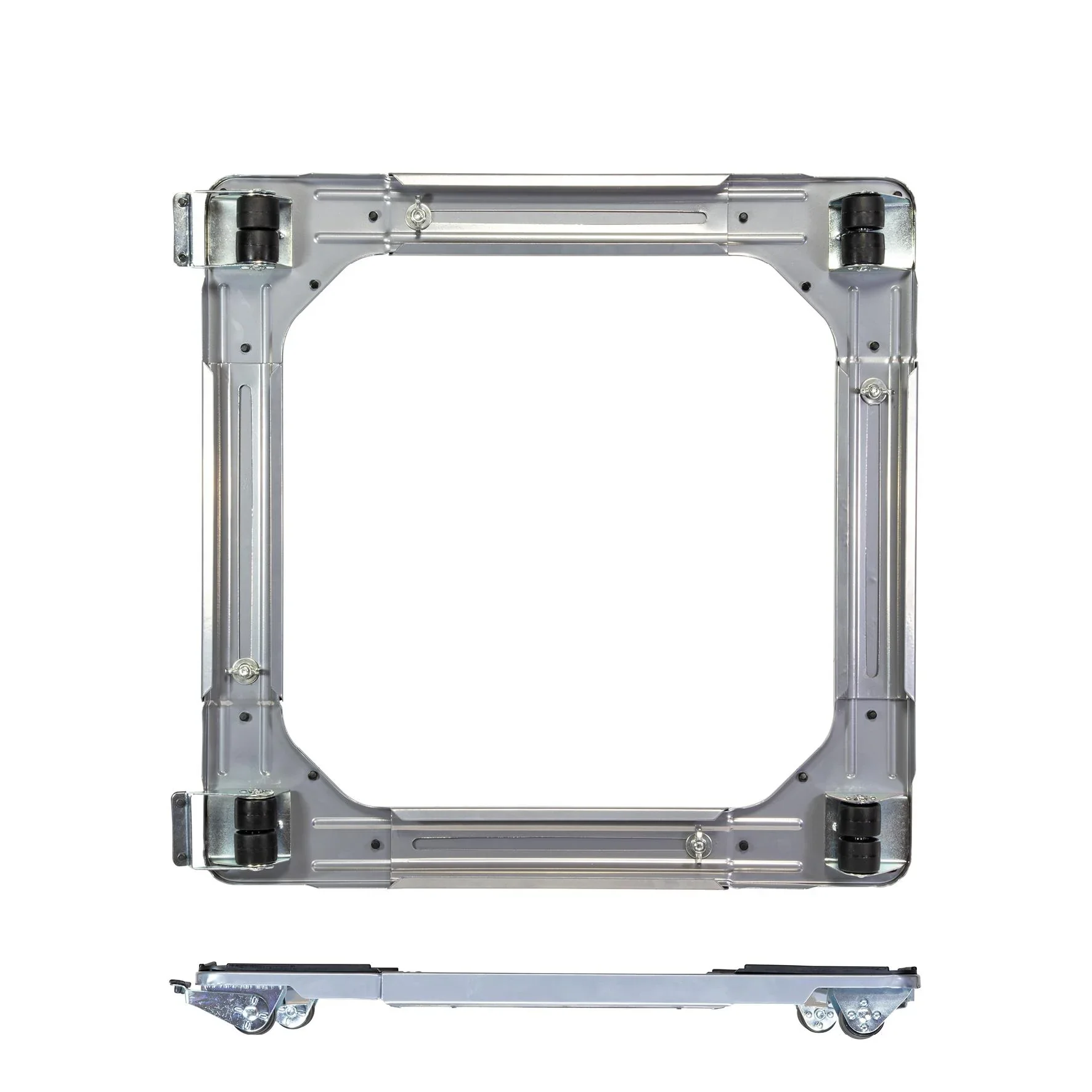 Transporthilfe MM 1195, 46-66 x 5 cm, ausziehbar, 4 Bockrollen Ø 30 mm, 2 Feststeller, Tragkraft 220 kg - 4