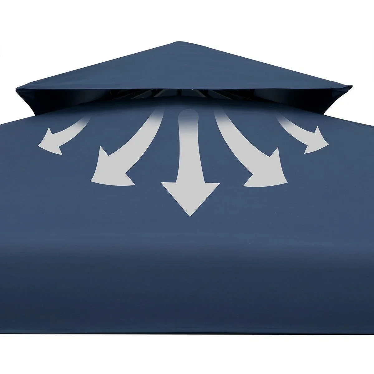 Lorca-Pavillon - Blau - 3x3m - 1