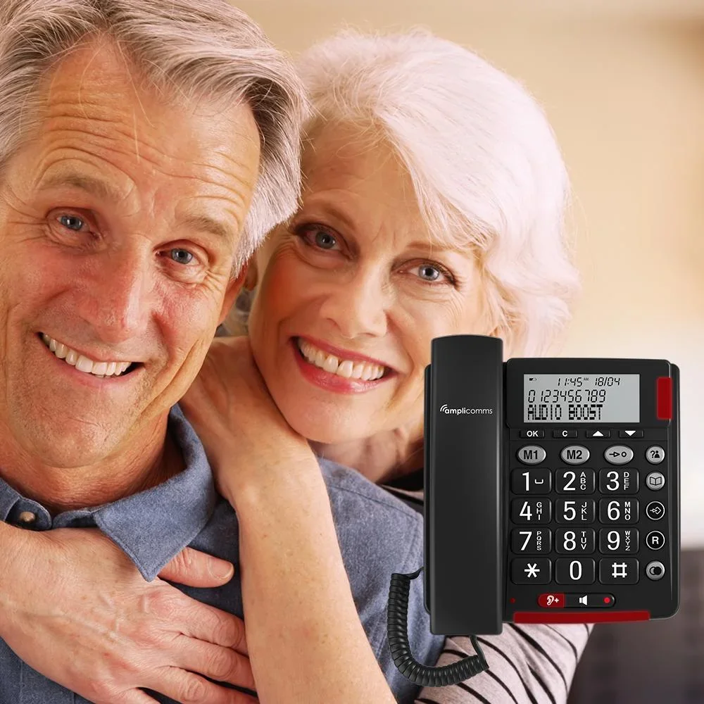 Großtastentelefon mit 2 Direktwahltasten und großem Display - 3