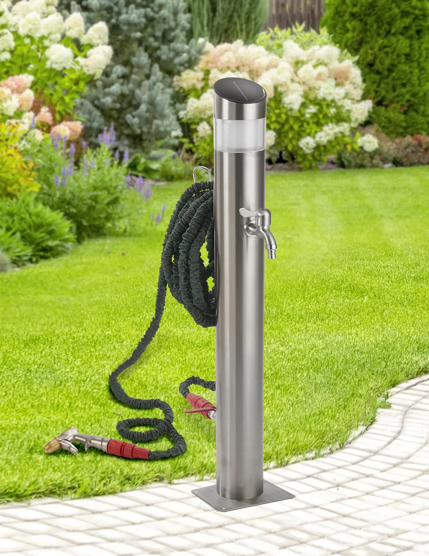 Solar Lampe passend zu Wasserzapfstelle Nr. 863874, 891396, 959933 - 6