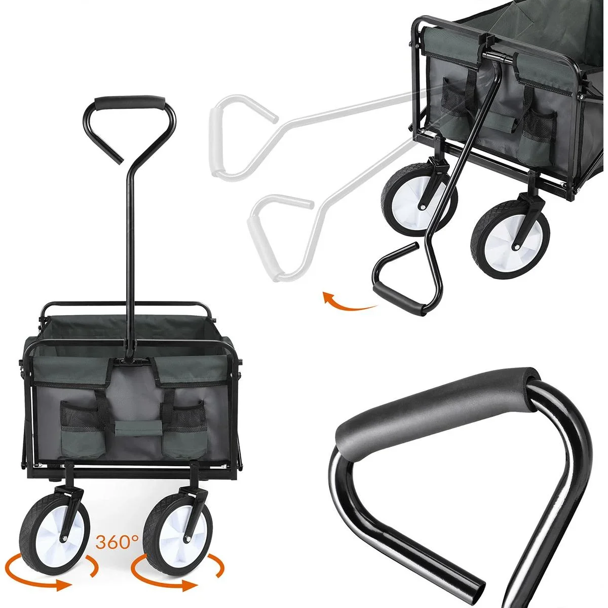 Trolley / Wagen / Karre - Grau - faltbar - 5