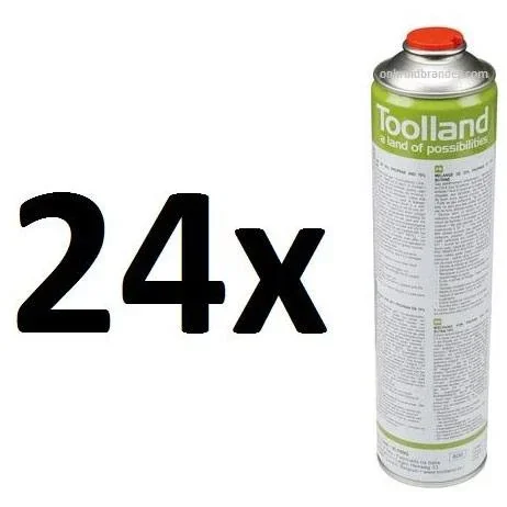 24 x Universal-Gasflaschen für Unkraut- und Gasbrenner - 0