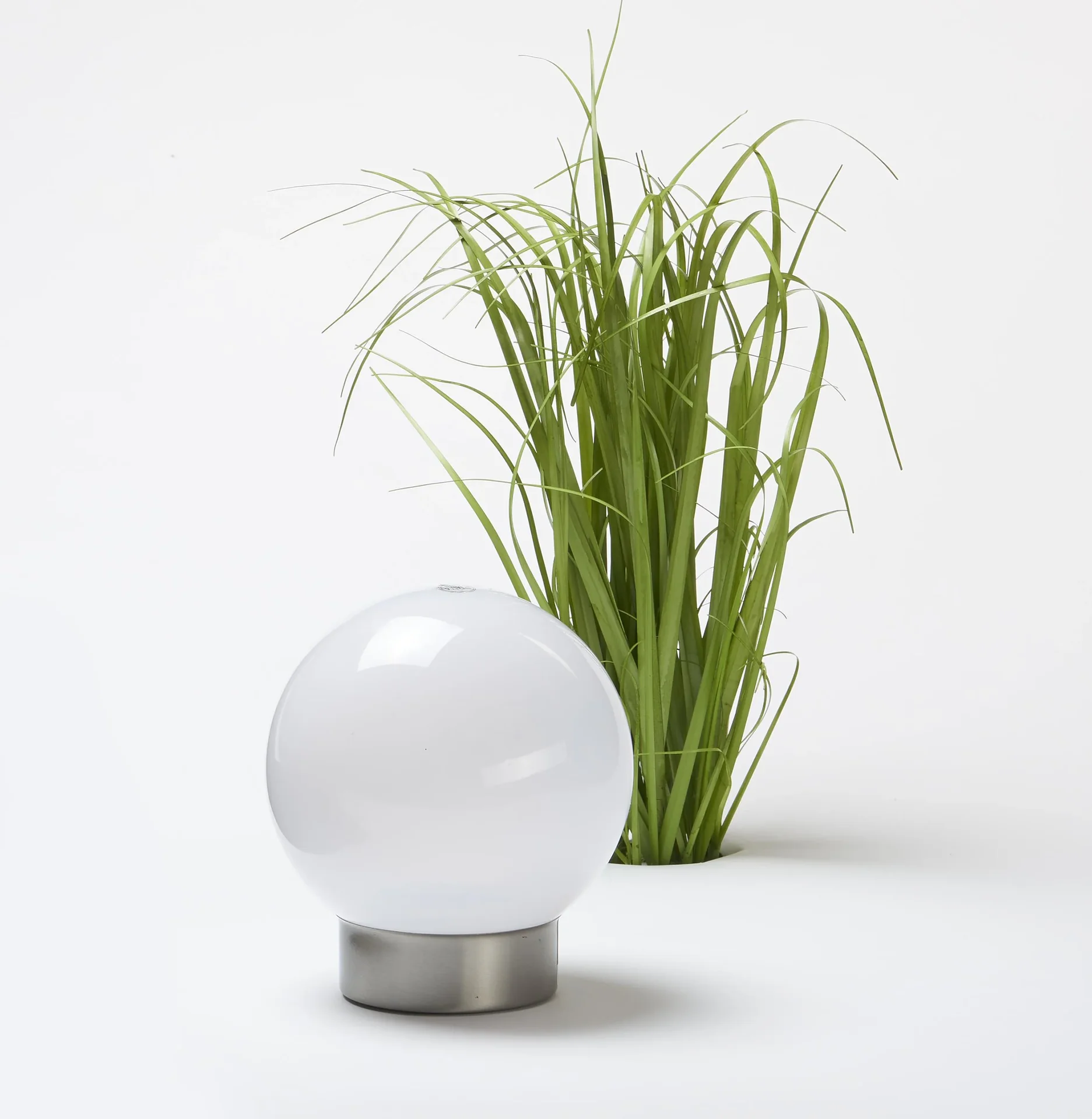 Solar Kugel mit weißer und Farbwechsel LED - 15cm - 2