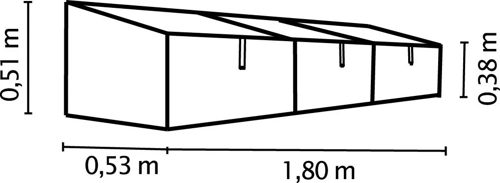 Frühbeet Gaia 3X - 1