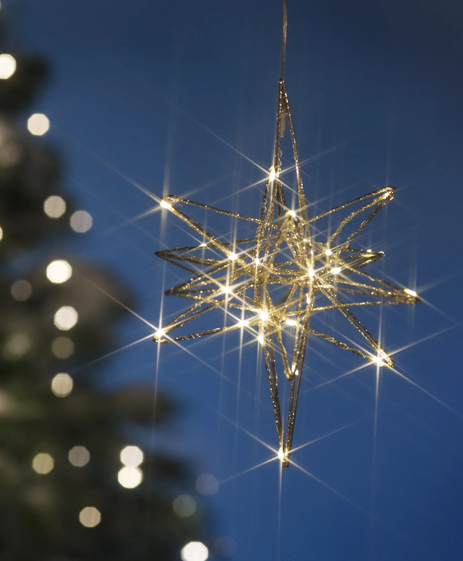 3D Stern mit 25 Mikro LEDs - 1