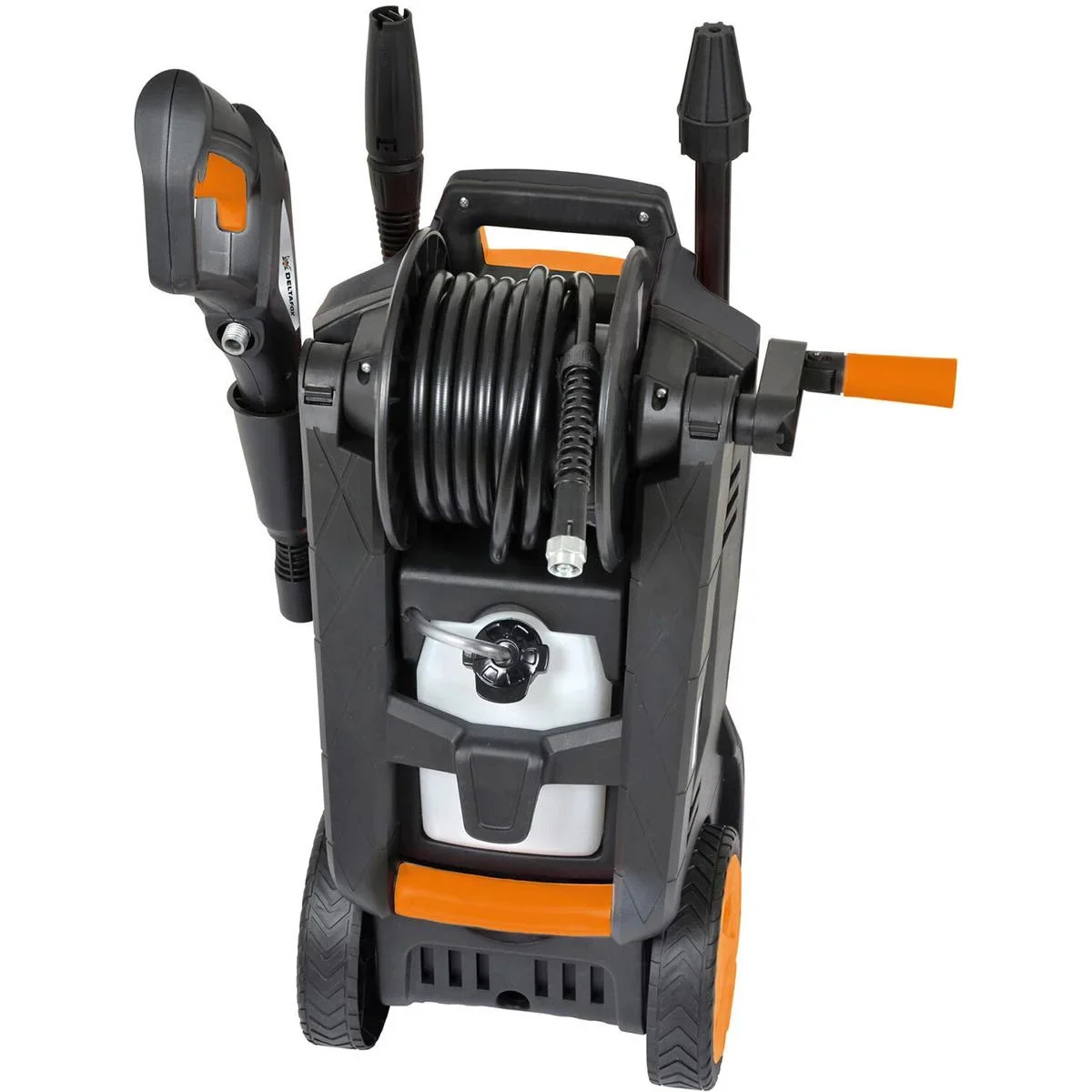 Deltafox Hochdruckreiniger - 2100W - max. Druck 150 bar - 6m Schlauch und 5m Kabel - 35x33x62cm - 0