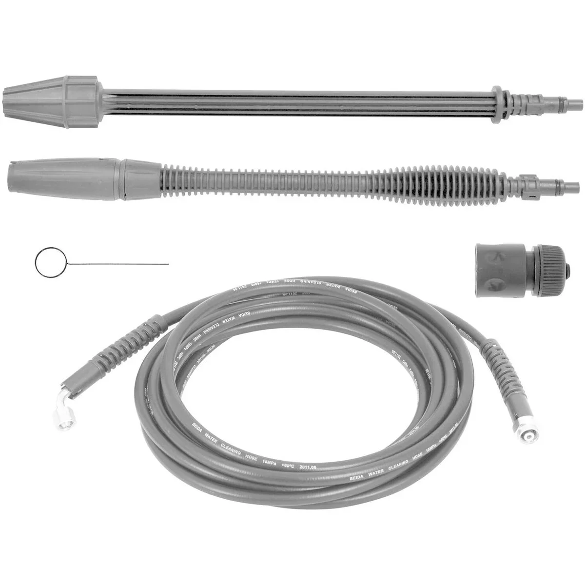 Deltafox Hochdruckreiniger - 2100W - max. Druck 150 bar - 6m Schlauch und 5m Kabel - 35x33x62cm - 5