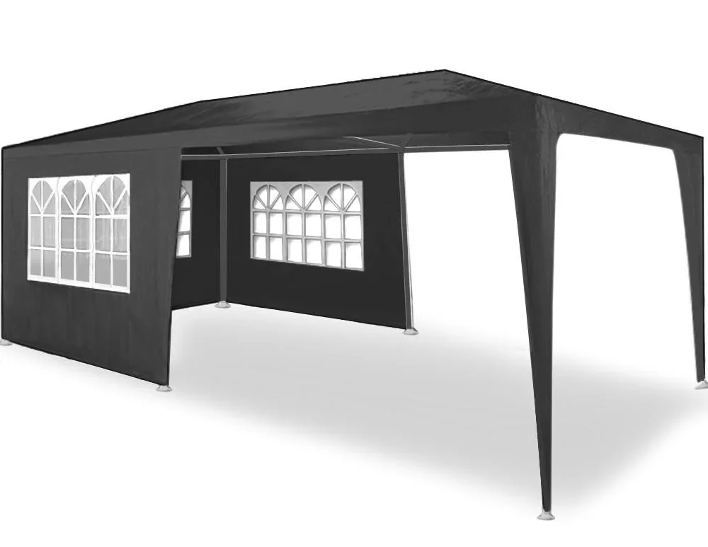 Zelt Rimini Anthrazit 3x6m UV-besc - 1