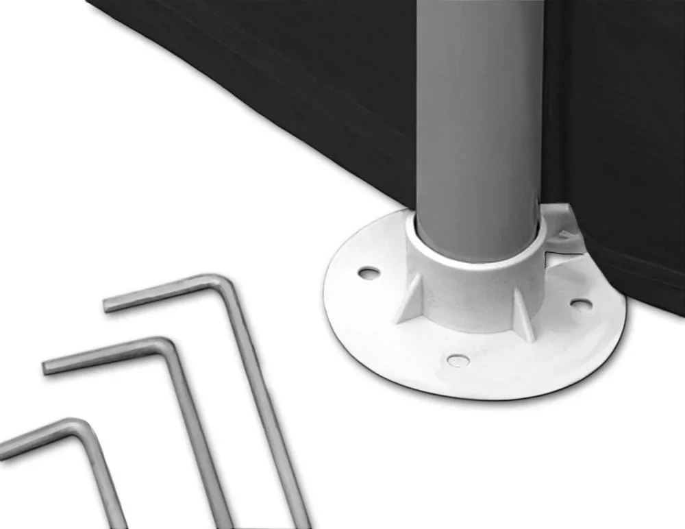 Zelt Rimini Anthrazit 3x6m UV-besc - 2