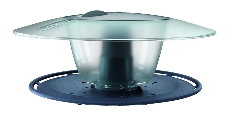 Vogelhaus RUND, steingrau - 2