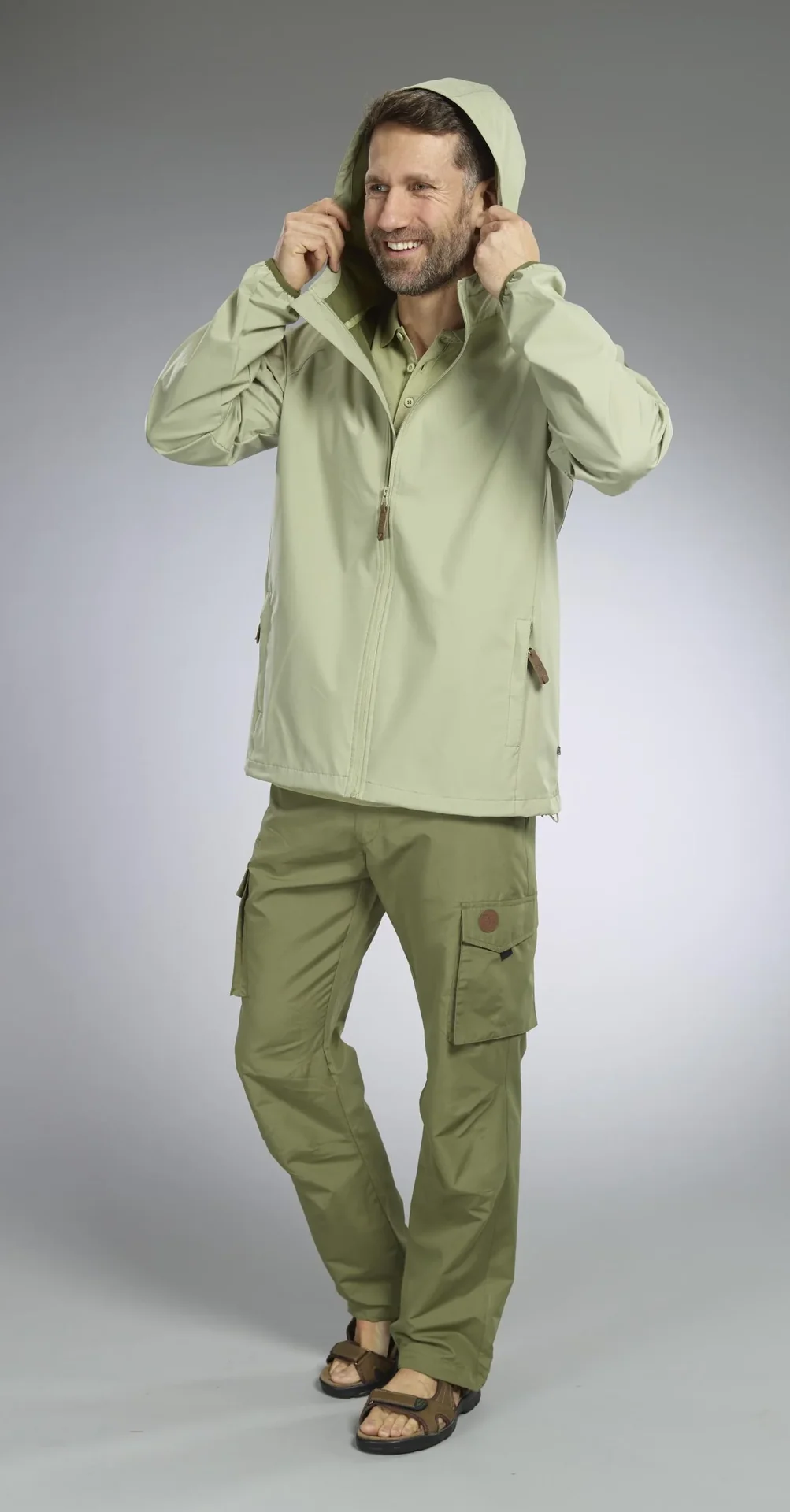Funktionsjacke, Farbe khaki, Gr.XL - 0