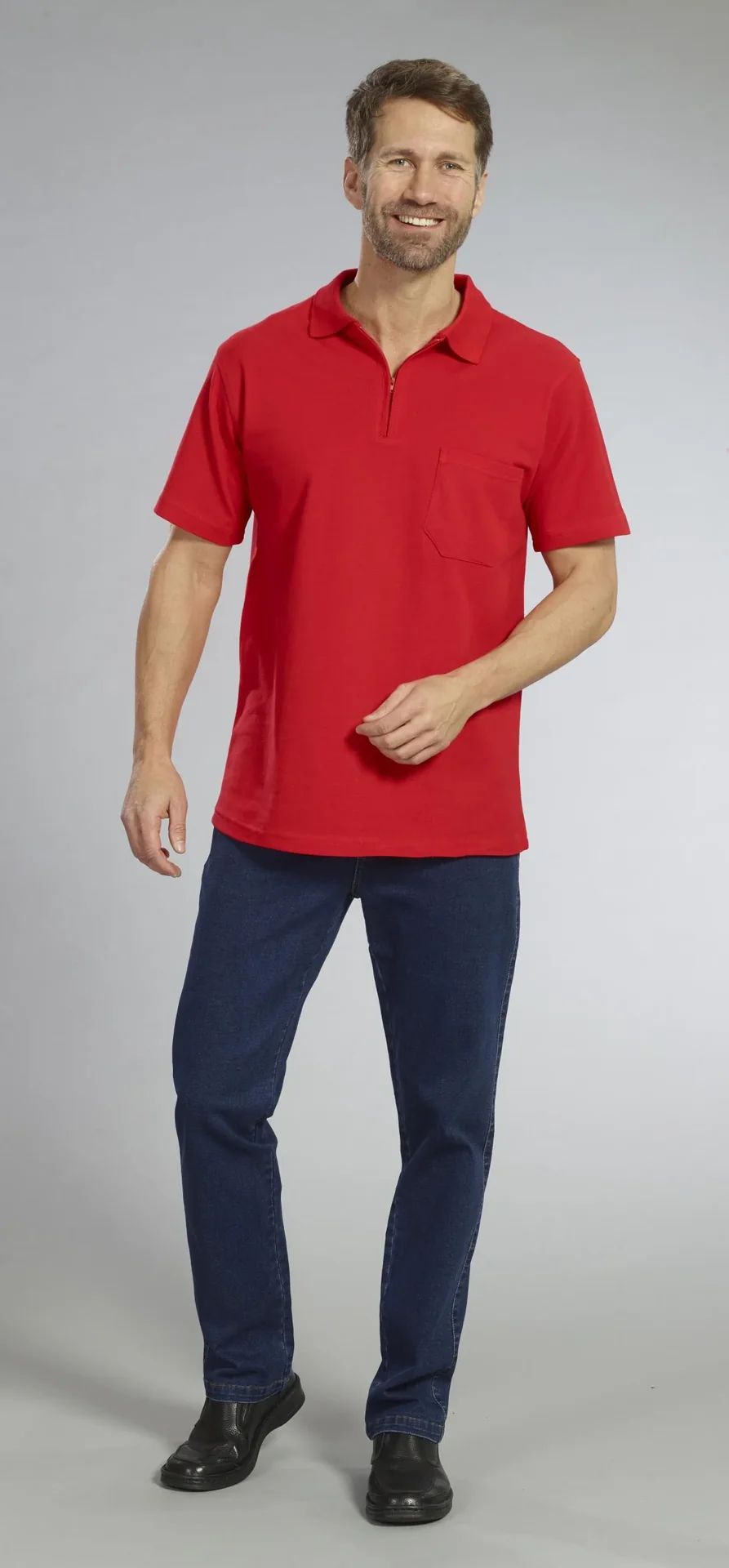 5 Pocket Jeans, Farbe Indigo , Gr.48 - 3