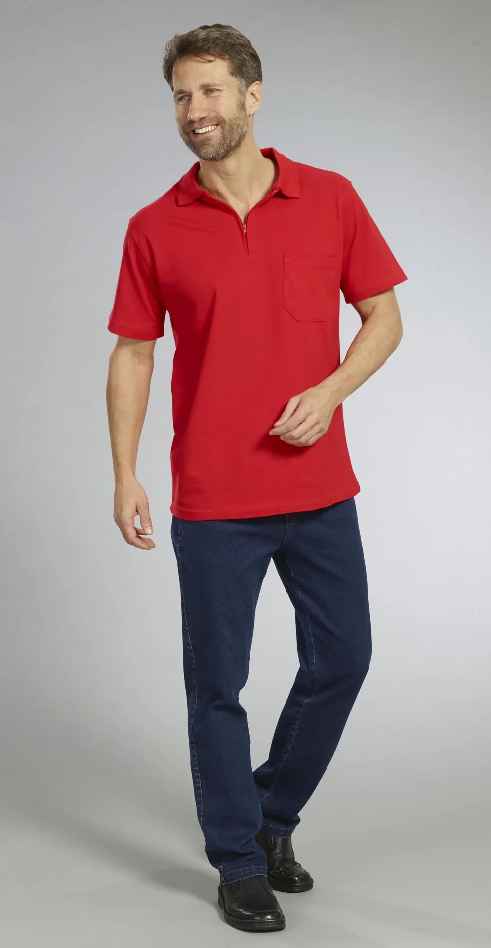 5 Pocket Jeans, Farbe Indigo , Gr.48 - 6