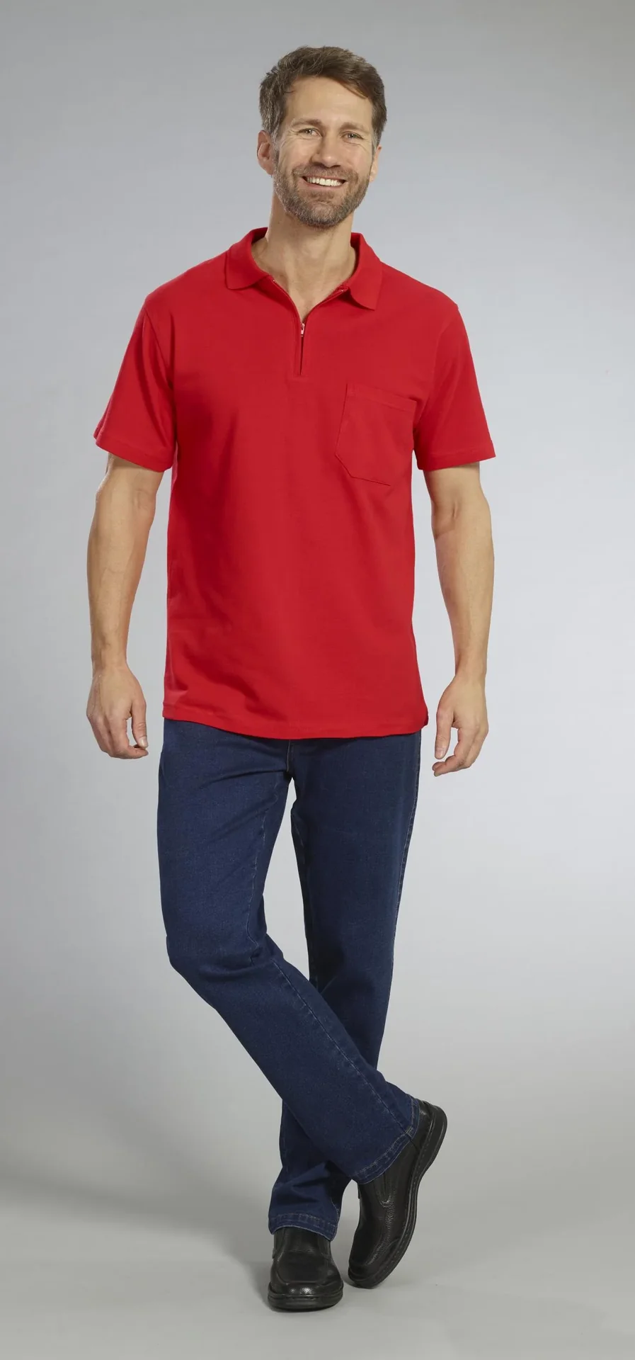 5 Pocket Jeans, Farbe Indigo , Gr.48 - 7