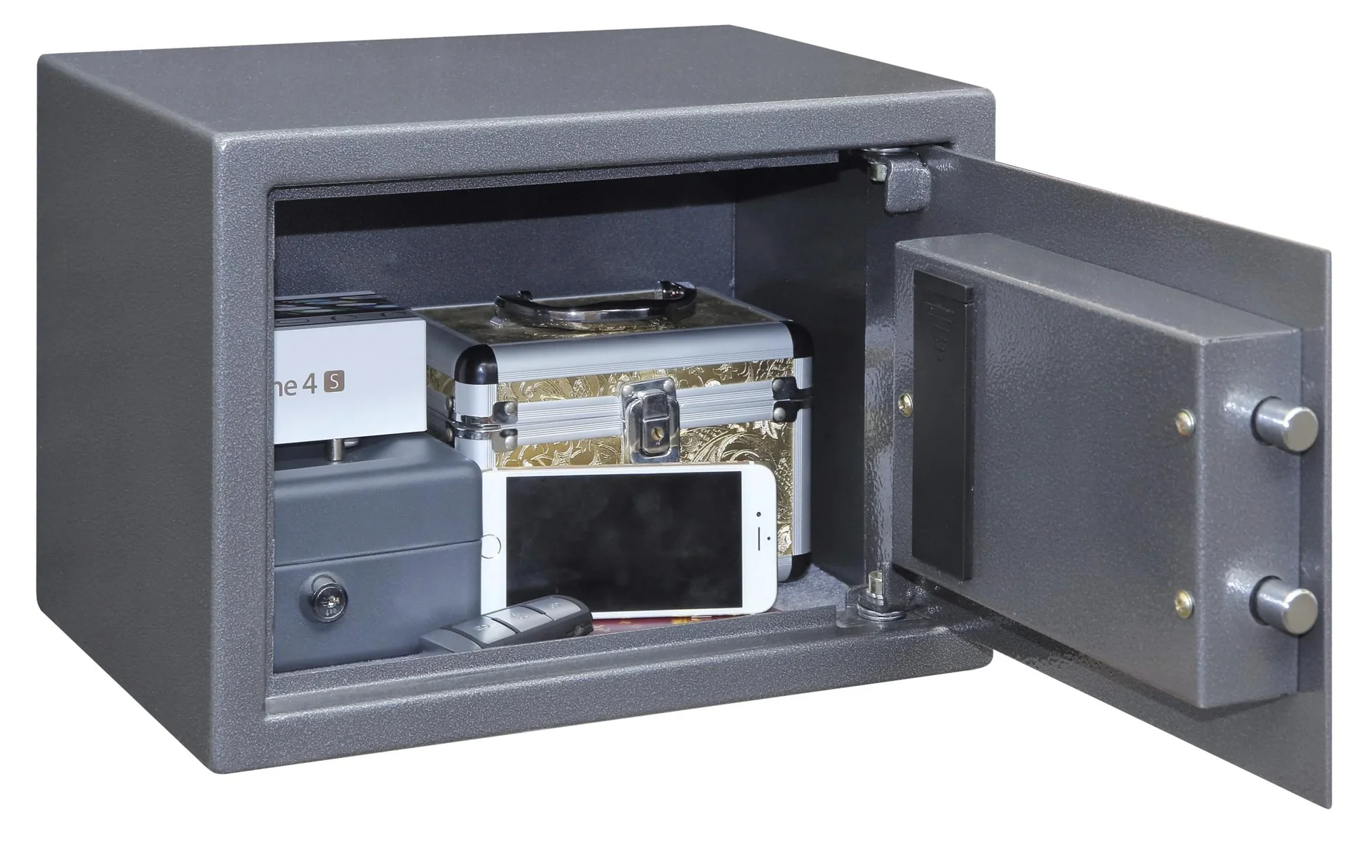 Tresor Vela Home & Office mit Elektronikschloss Außenmaße 250 x 350 x 250 mm - 6