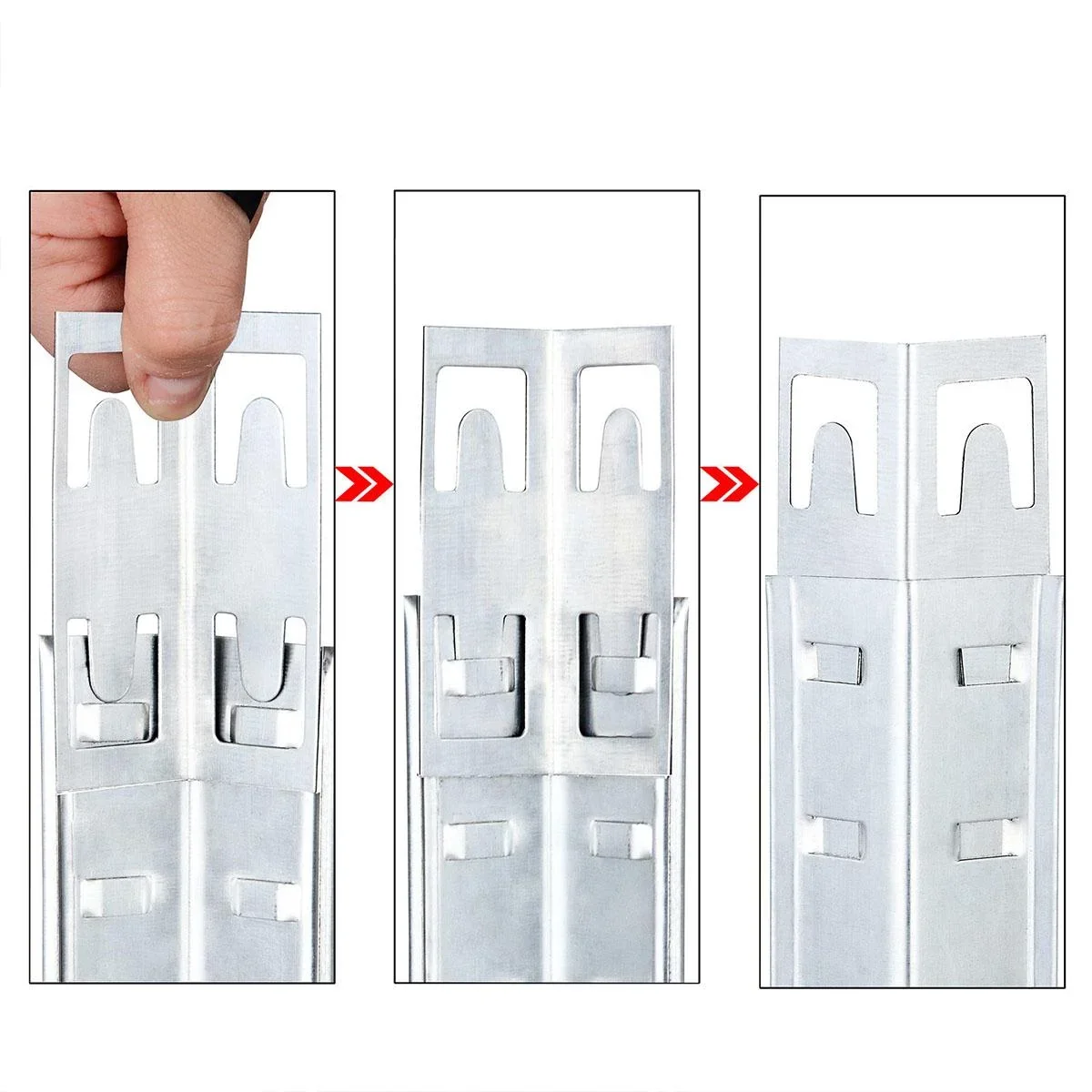 2 Stück Metallregal mit 4 Fachböden - 700kg Kapazität - (HxBxT) 160x90x40 cm - 175kg pro Fachboden - 5