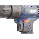 CDM1119 Li-Ion Akku-Bohrmaschine - 12V/1.5Ah - LED-Arbeitsleuchte - Inkl. Schellladegerät und 2 Batterien - Zwei doppels - 0