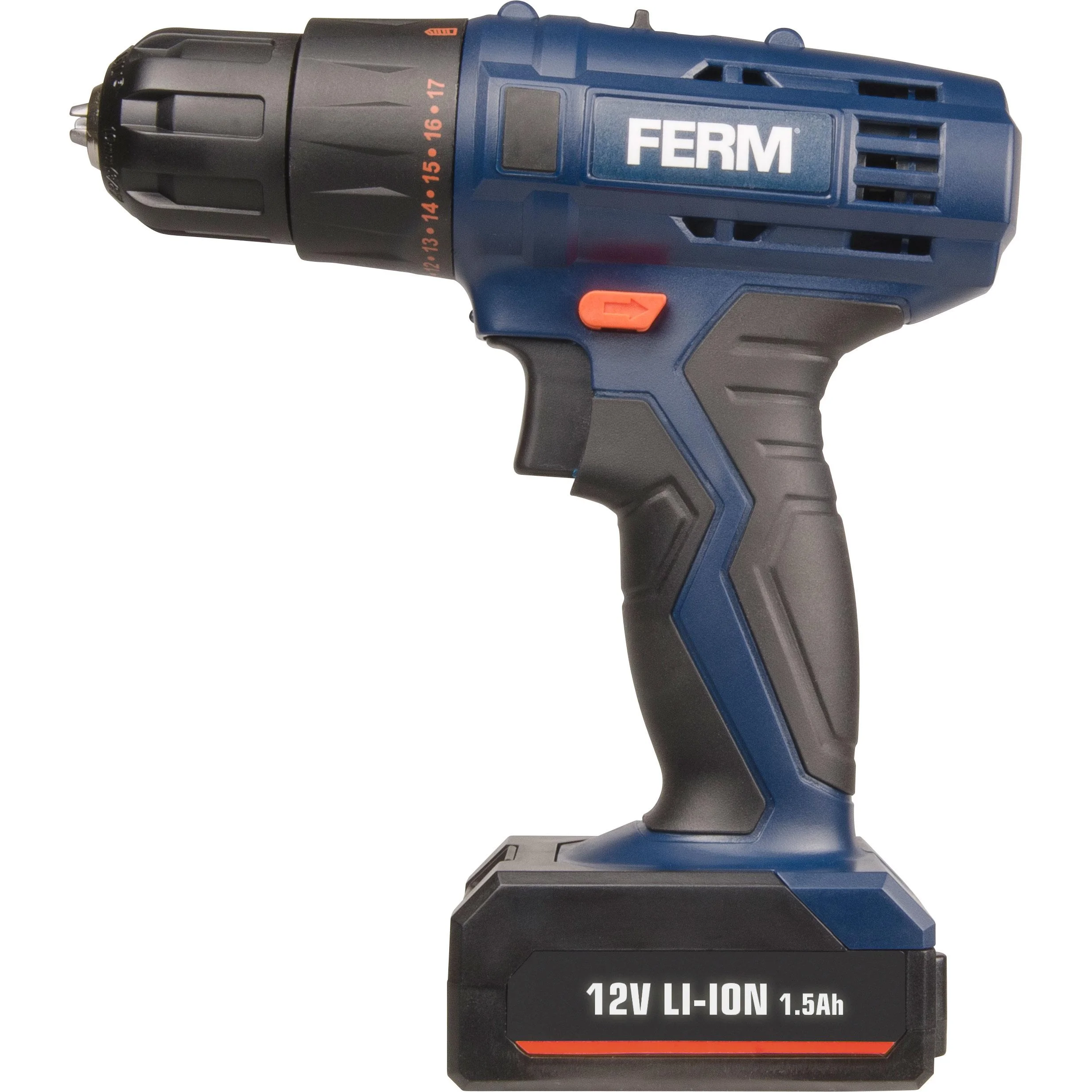 CDM1119 Li-Ion Akku-Bohrmaschine - 12V/1.5Ah - LED-Arbeitsleuchte - Inkl. Schellladegerät und 2 Batterien - Zwei doppels - 2