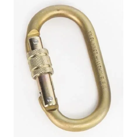 Verschlusskarabiner, oval, 10 mm - 0