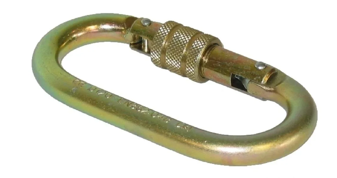 Verschlusskarabiner, oval, 10 mm - 1