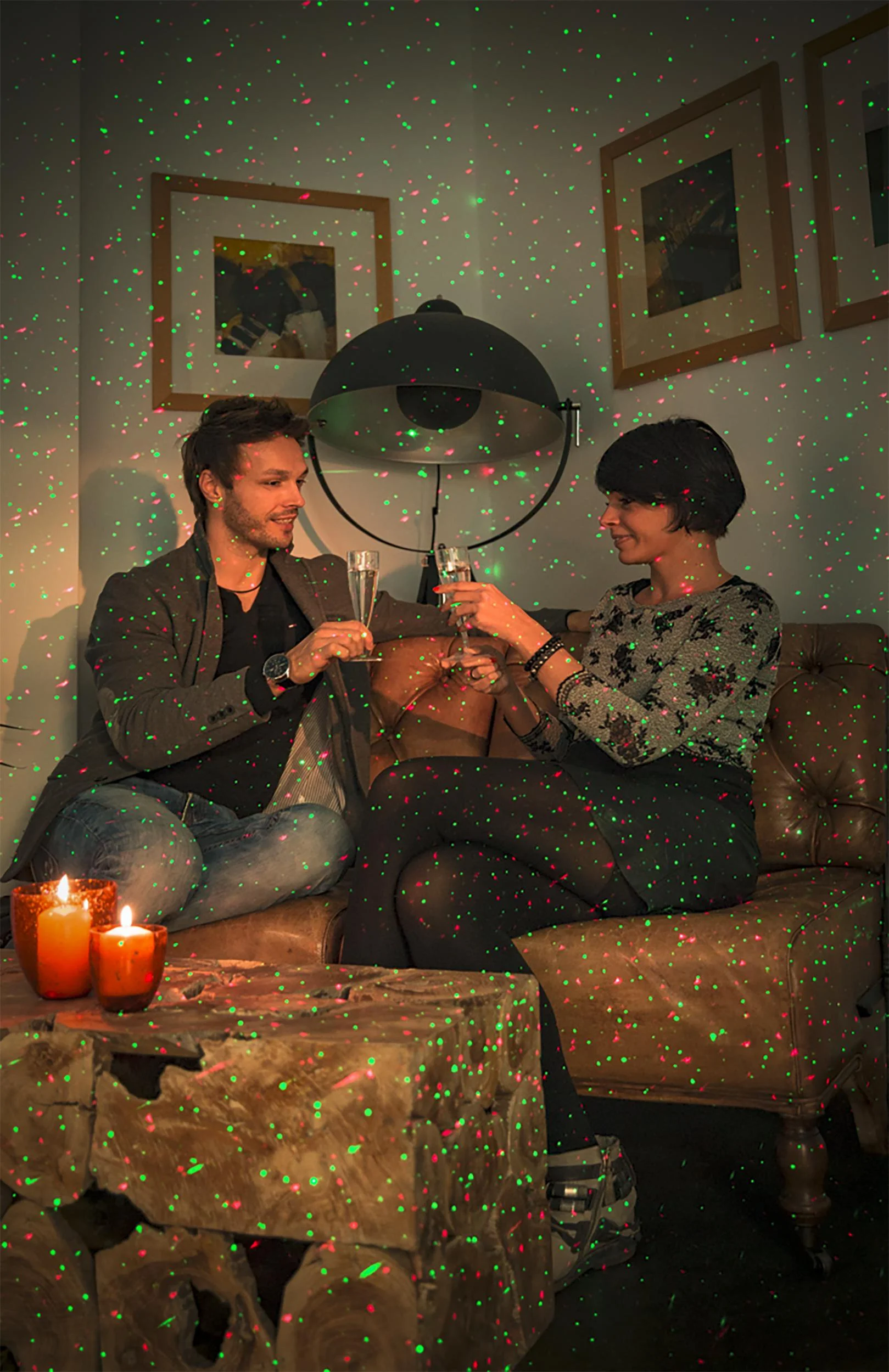 Laserlicht-System Star Shower mit Sensor - 6