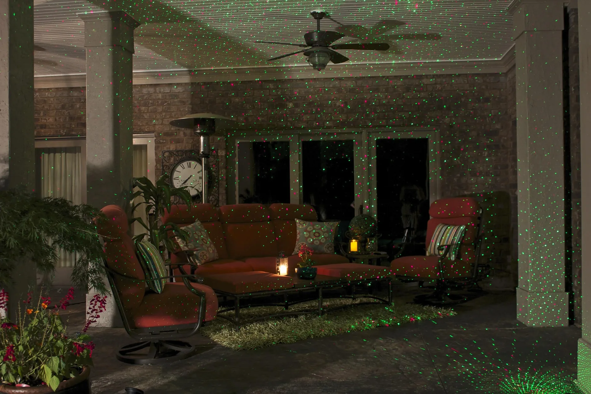 Laserlicht-System Star Shower mit Sensor - 8