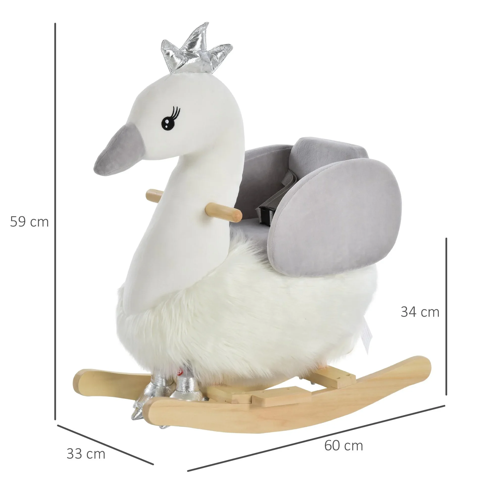Schaukeltier als Schwan - 4