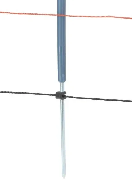 Schafnetz OviNet Premium, 50 m, orange, 90 cm, Einzelspitze - 10