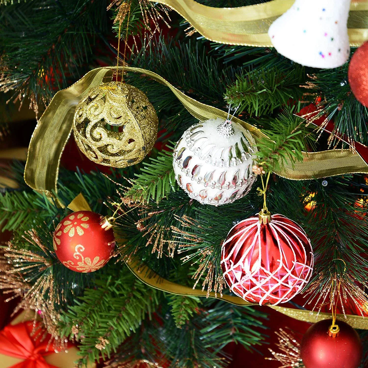 Weihnachtsbaum 180cm Tannenbaum 200 LEDs 616 Spitzen - 2