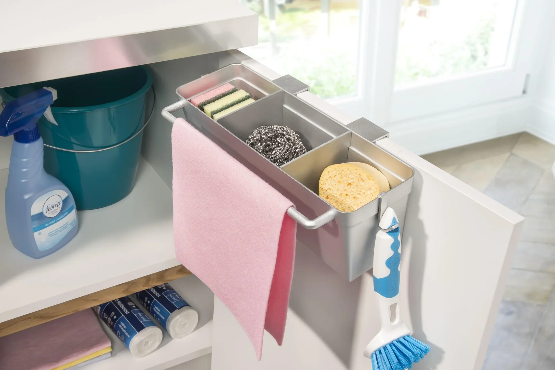 Spülorganizer, grau - 0