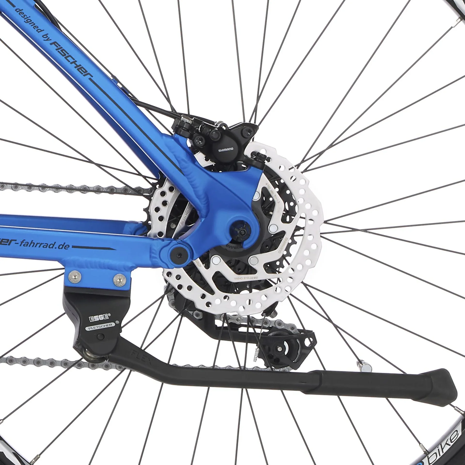 Unisex E-Bike MTB, 27,5 Zoll, Rahmengröße 48cm, 10-Gang Kettenschaltung, blau matt, MONTIS EM 1862 - 1