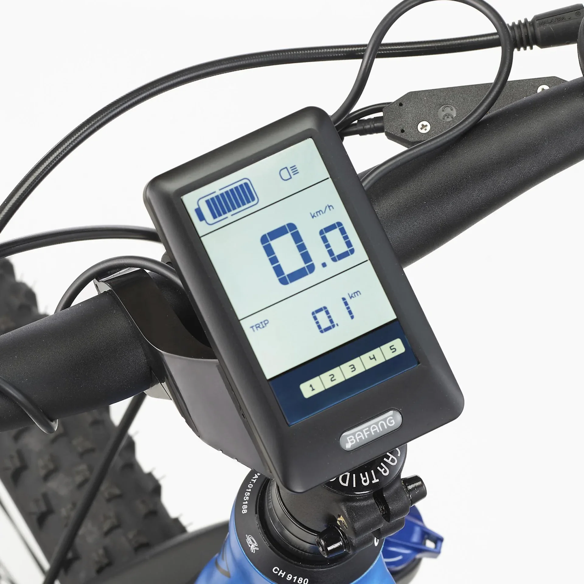 Unisex E-Bike MTB, 27,5 Zoll, Rahmengröße 48cm, 10-Gang Kettenschaltung, blau matt, MONTIS EM 1862 - 3