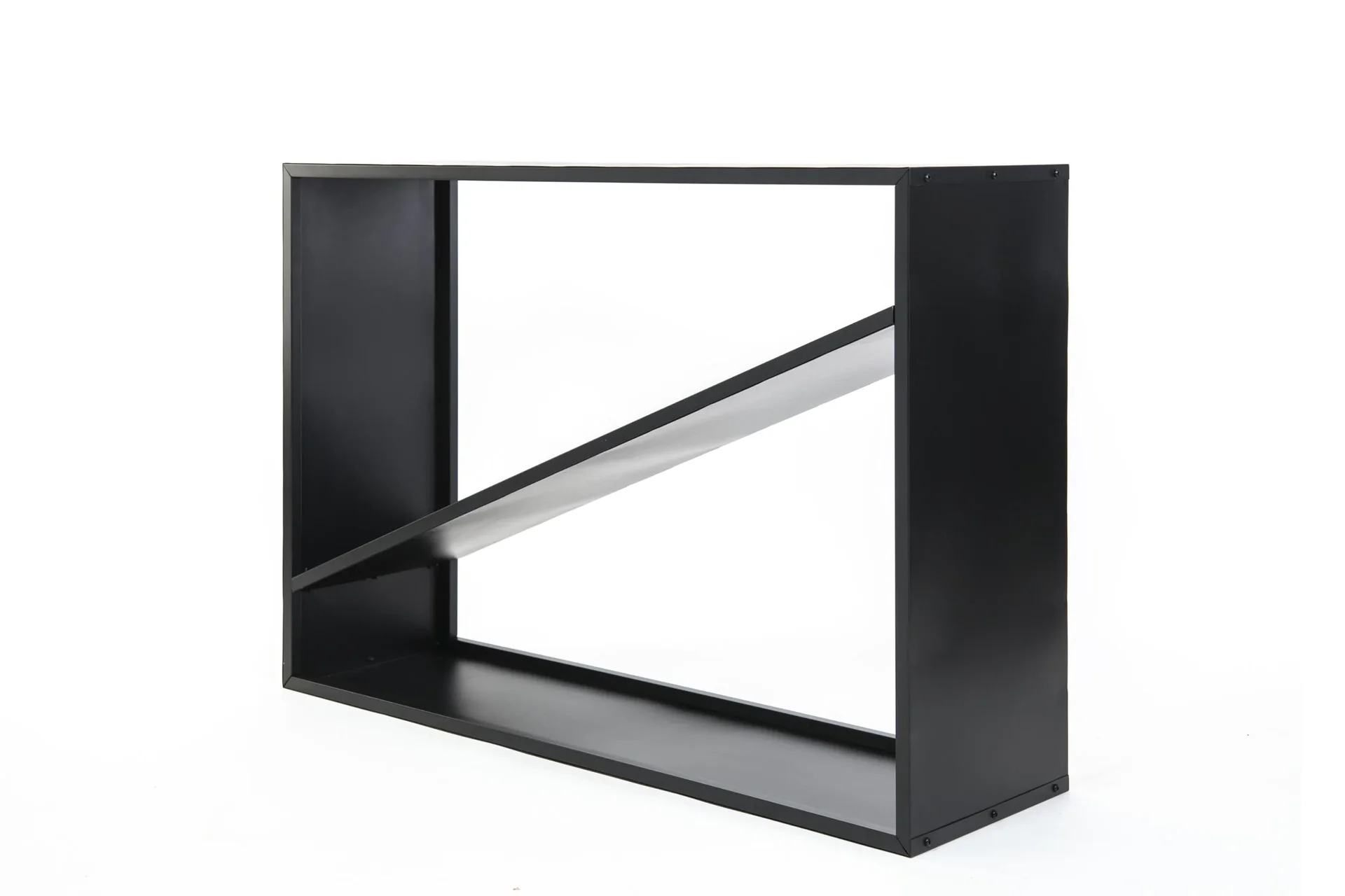 Kaminholzregal Kaminholzregal 114,5 x 35 x 80 cm Schwarz - 4