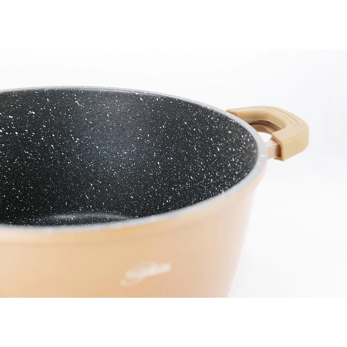 Kochtopf - mit Deckel - 20 cm - Kupfer - 6