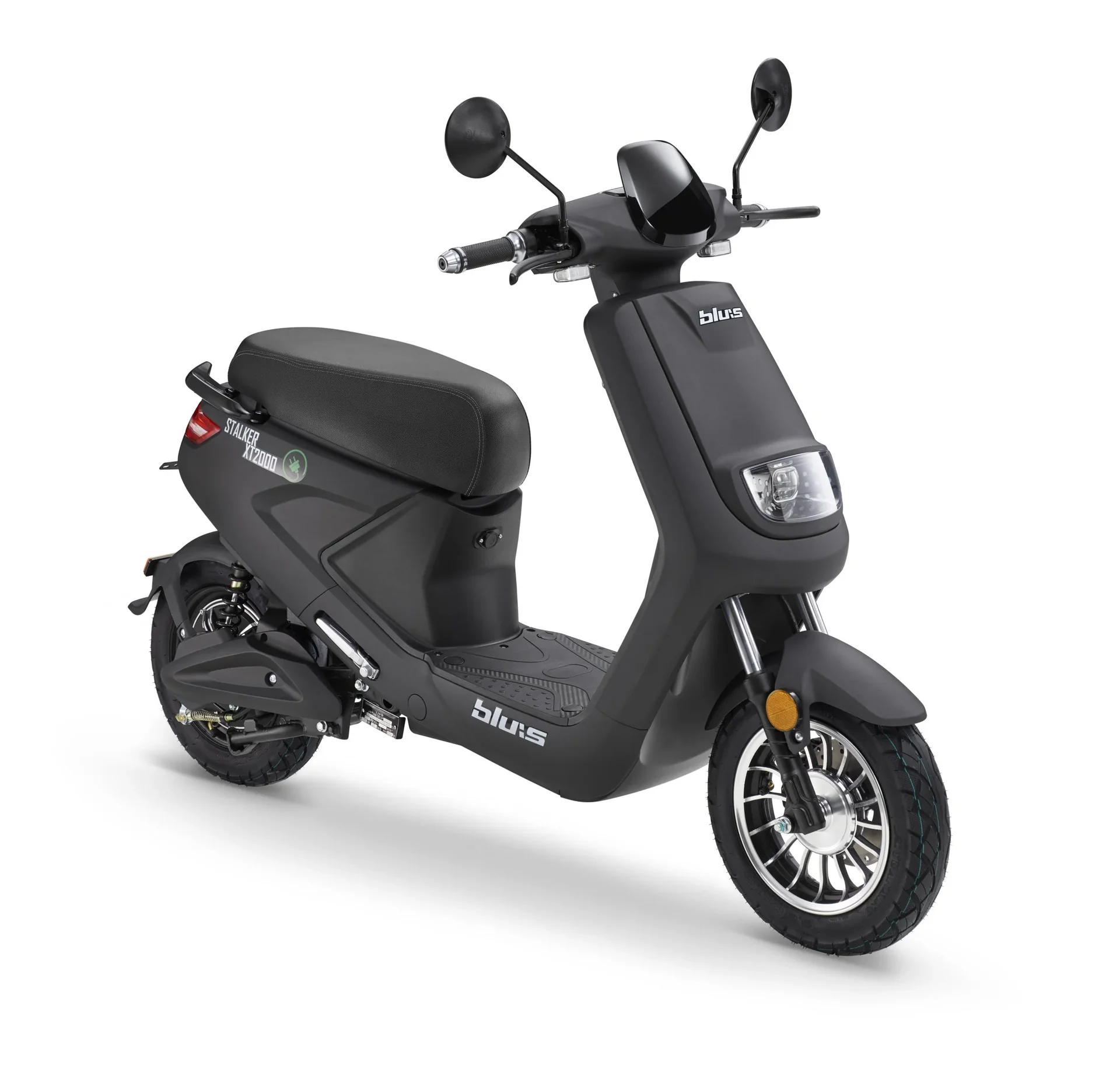 E-Roller blu:s XT2000, 25 km/h, schwarz - 0