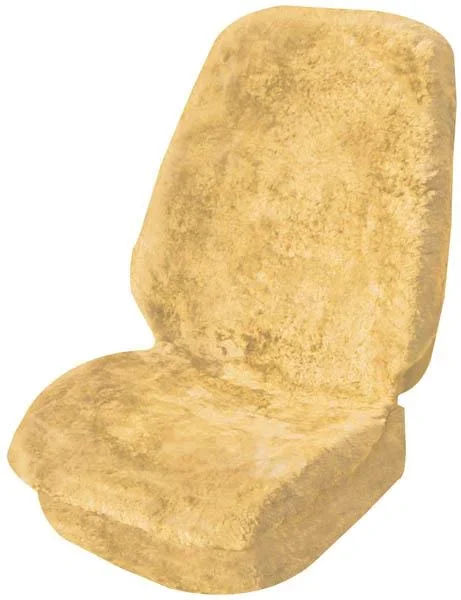 Lammfell Autositzbezug, Camel - 4