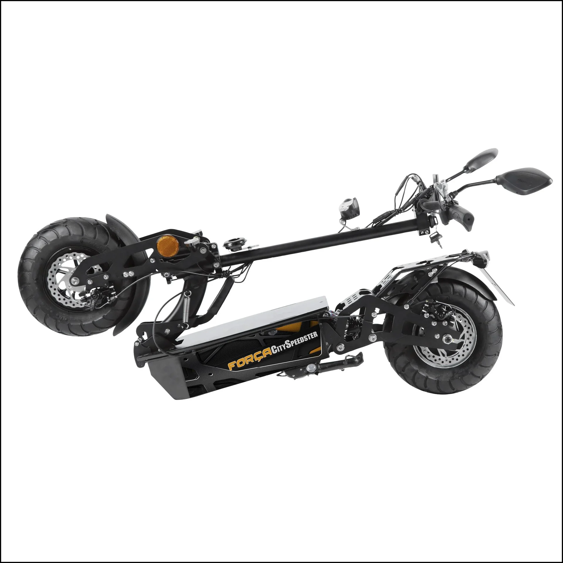 E-Faltroller Speedster 45 km/h Basic 48V/15Ah Blei-Gel, Schwarz - 11