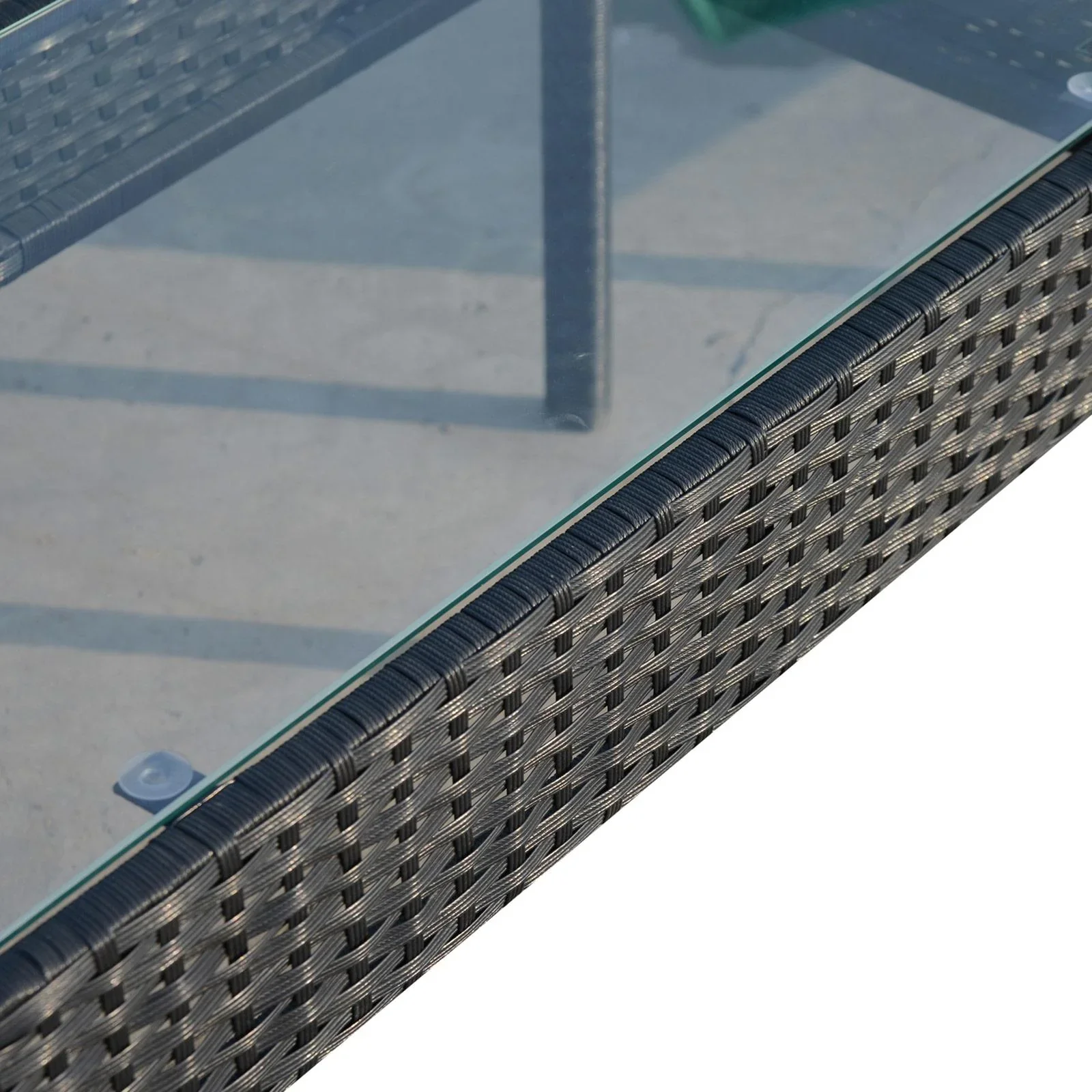 Polyrattan Sitzgruppe als 7-teiliges Set - 6