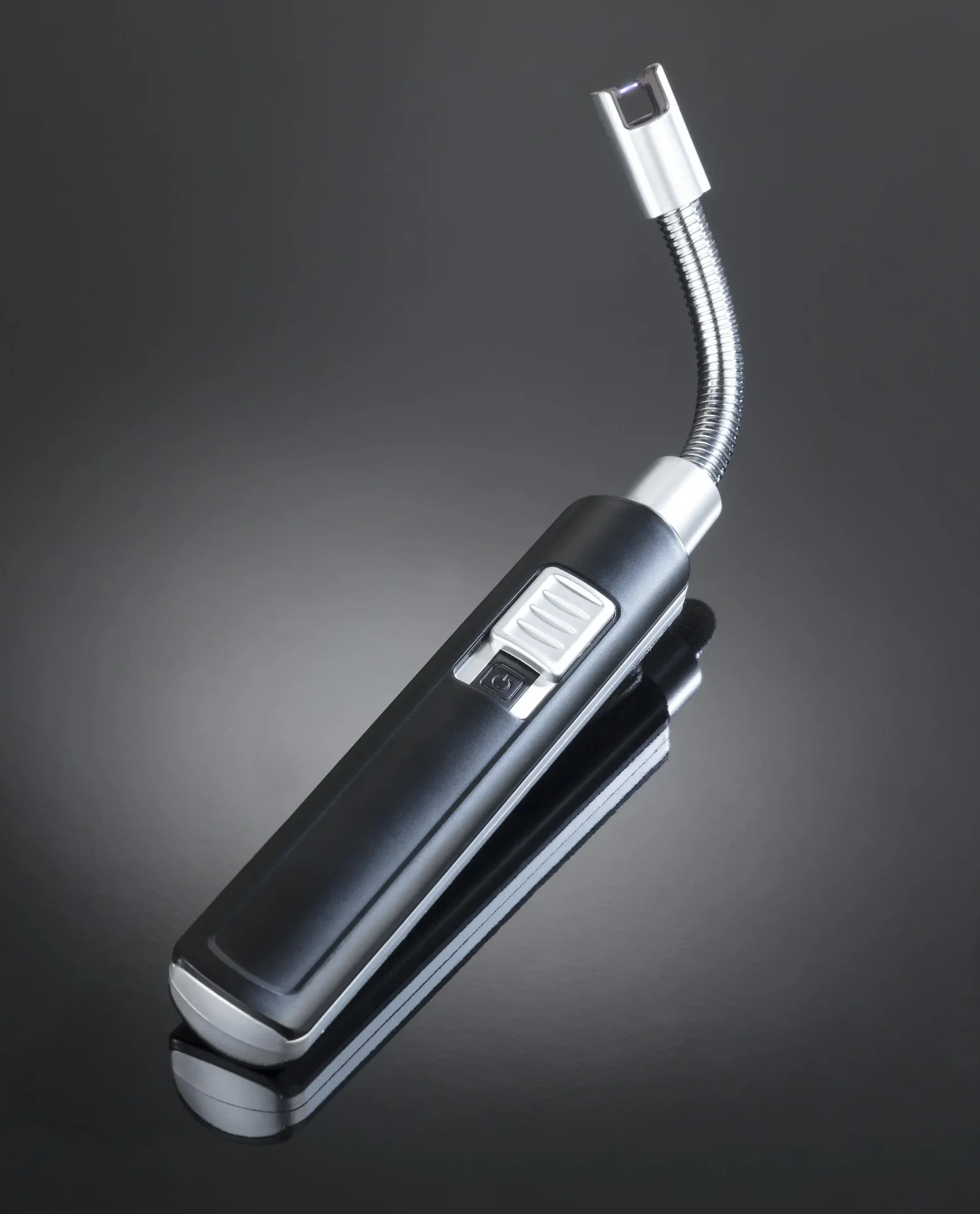 Lichtbogen Feuerzeug Cozy Spark BBQ mit flexiblem Hals und USB Kabel in Window Box - 0