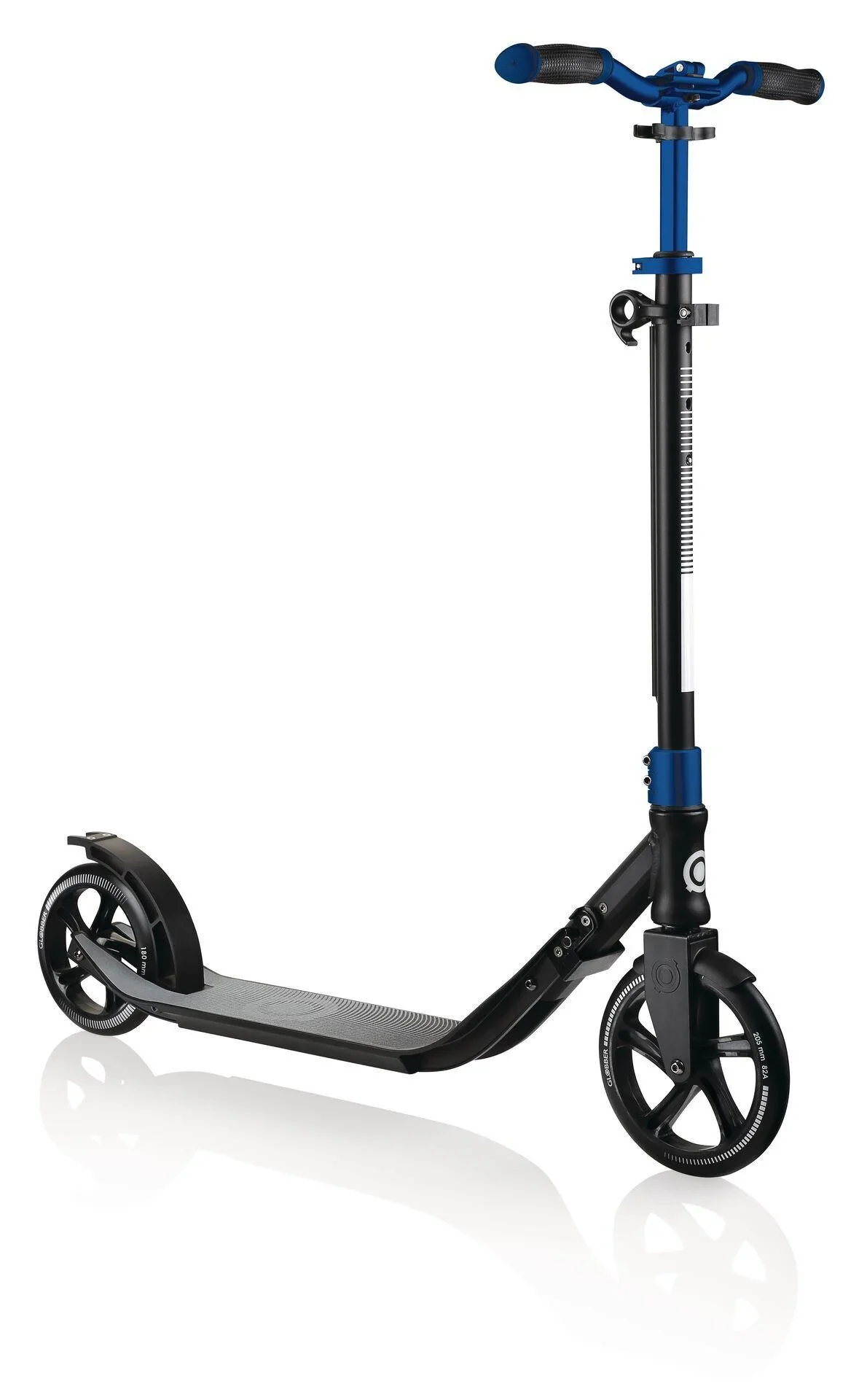 NL 205 Deluxe Tretroller, 205 mm, ABEC 7, Handbremse, höhenverstellbar, Frontfederung, Klappmechanismus, pink - 3