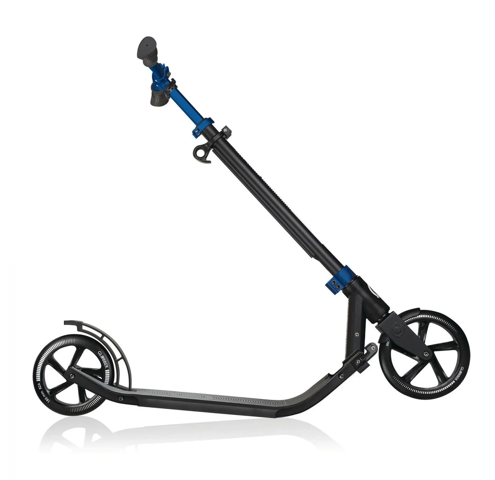 NL 205 Deluxe Tretroller, 205 mm, ABEC 7, Handbremse, höhenverstellbar, Frontfederung, Klappmechanismus, pink - 4