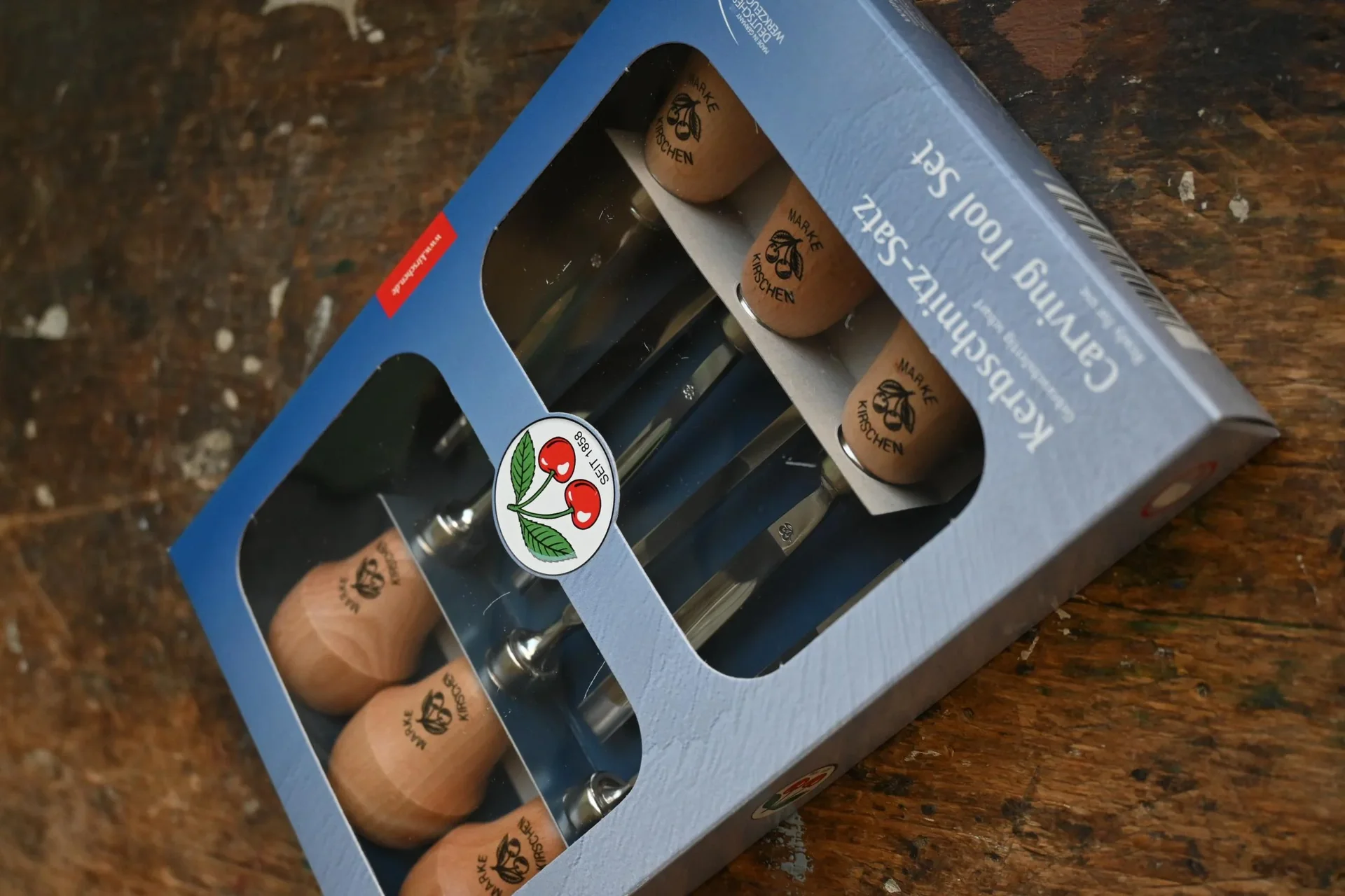 6-teiliger Kerbschnitz Beitel Satz - 0