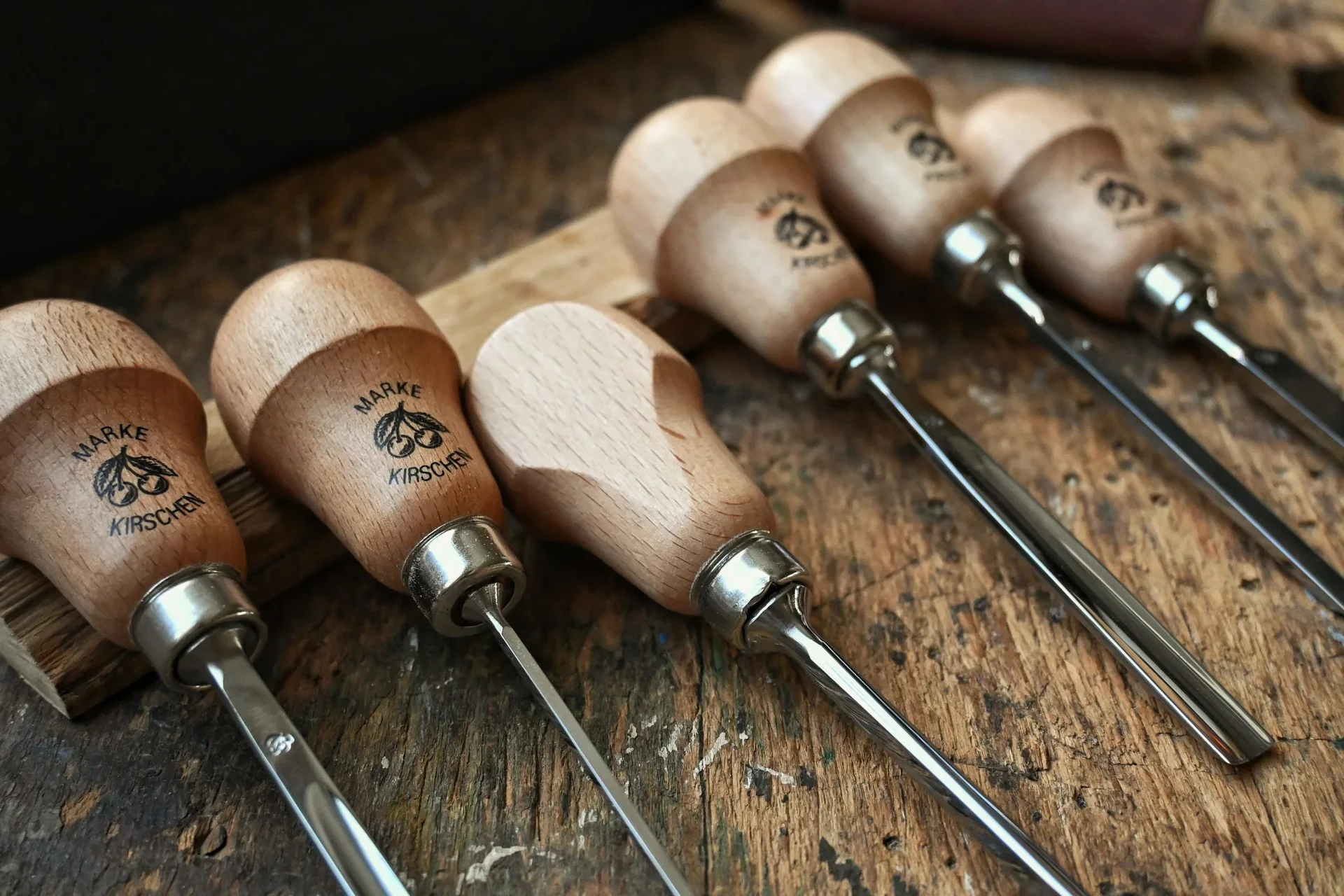 6-teiliger Kerbschnitz Beitel Satz - 3