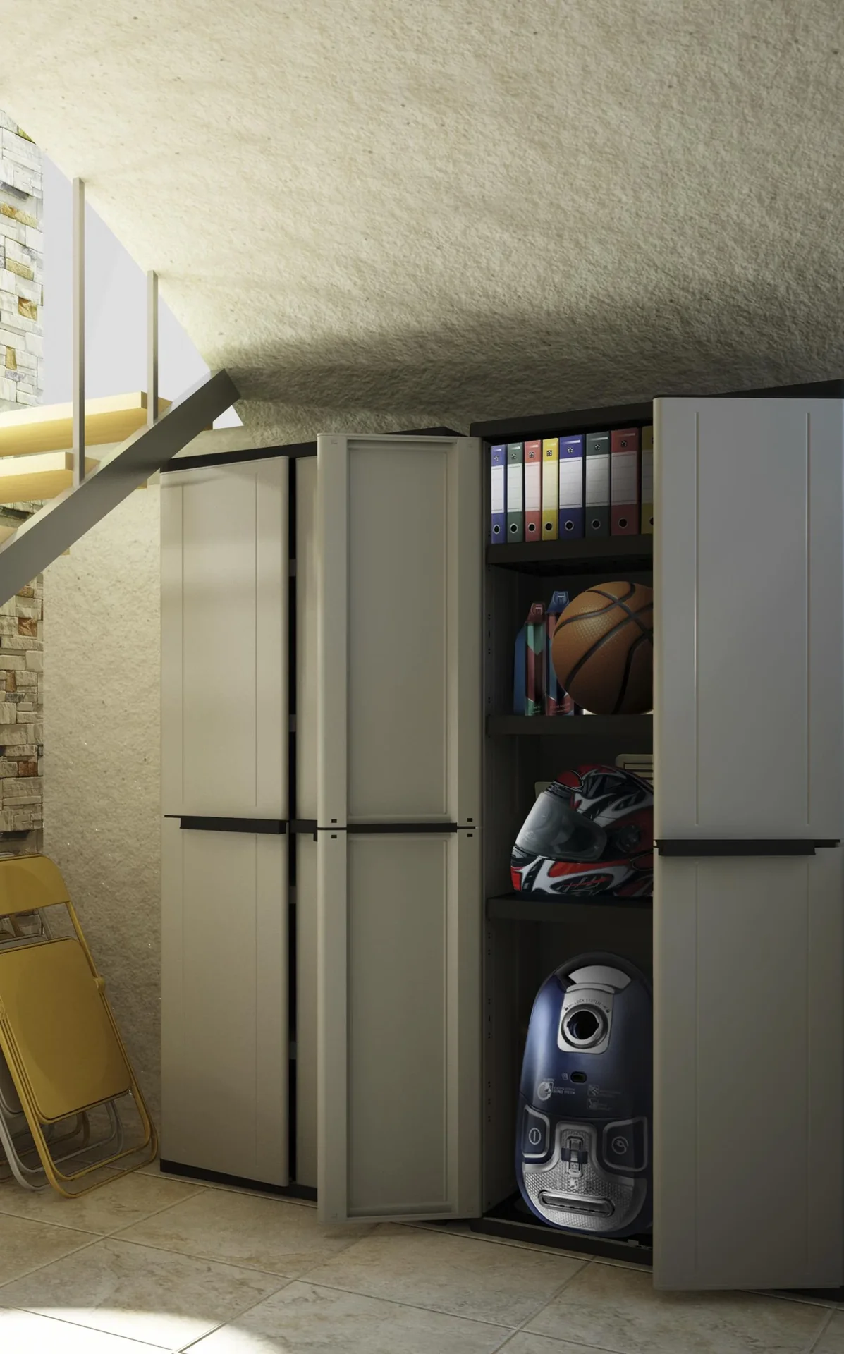 Kunststoffschrank J-Line 268 für den Innenbereich - 0