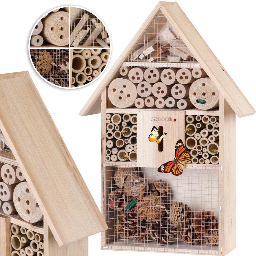Cadoca Insecthotel Nistkasten 48x31x10cm - 5