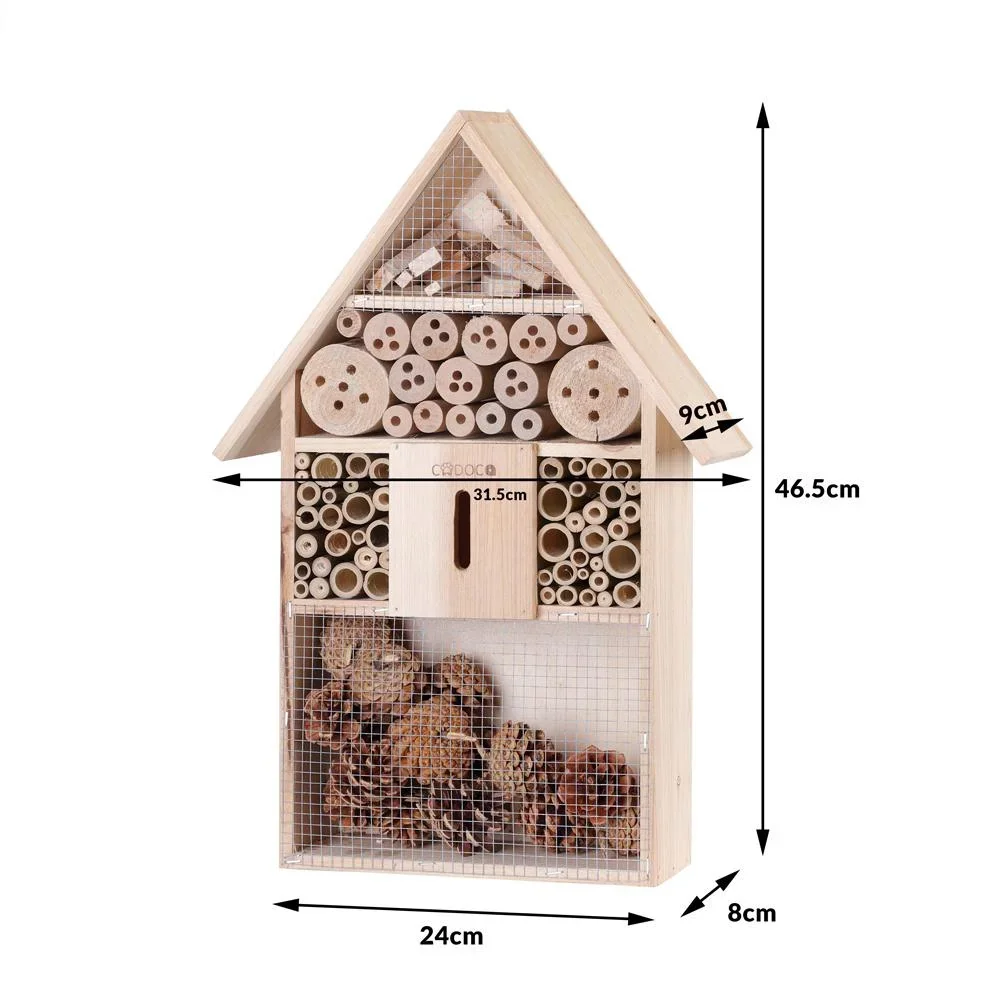 Cadoca Insecthotel Nistkasten 48x31x10cm - 7
